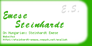 emese steinhardt business card